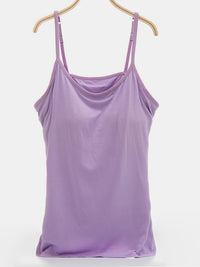 Scoop Neck Adjustable Strap Cami