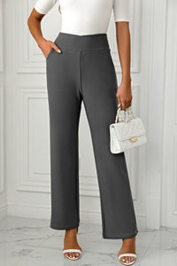 High Waist Pants with Pockets