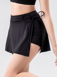 High Waist Active Skort with Pockets