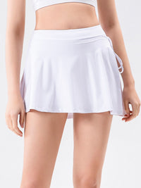 High Waist Active Skort with Pockets