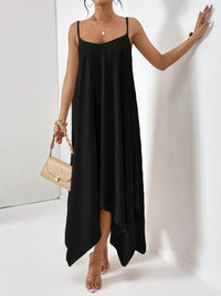 Scoop Neck Midi Cami Dress