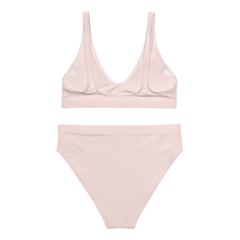 Misty Rose Upstormed High-Waisted Bikini