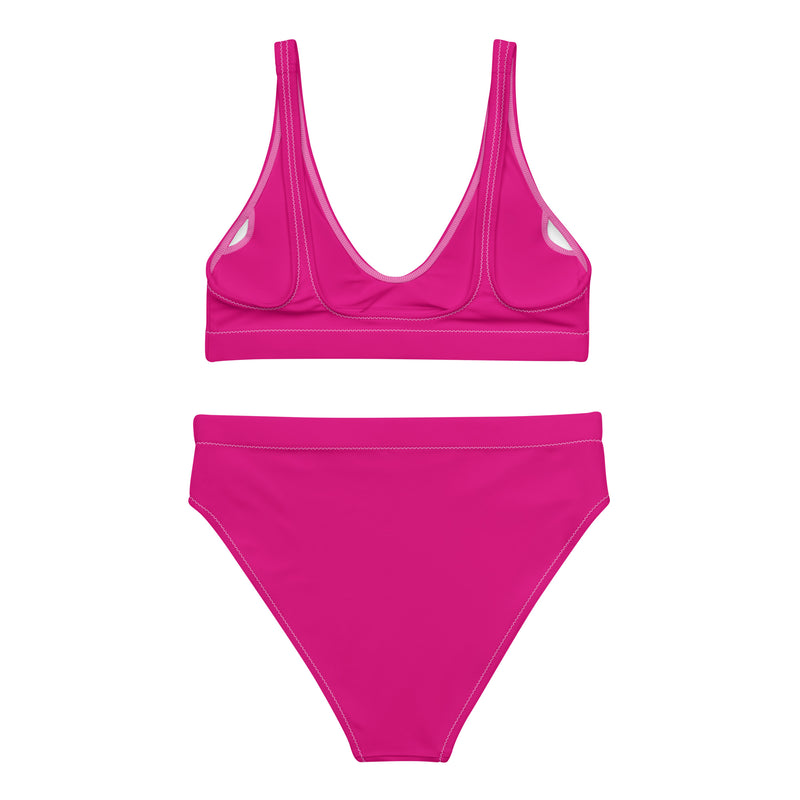 Violet Red Upstormed High-Waisted Bikini