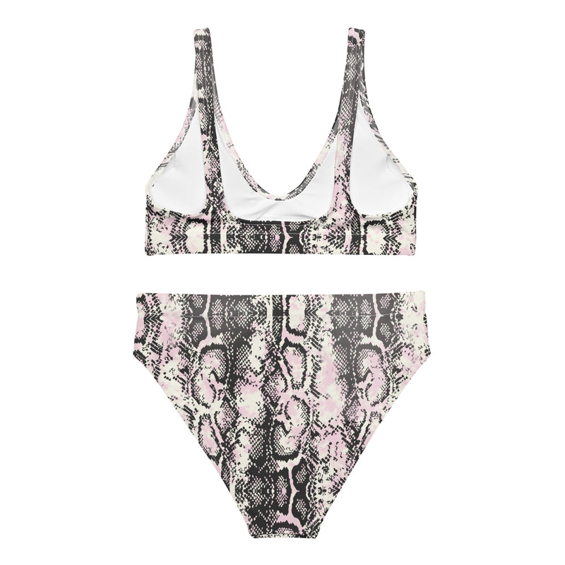 Snake Pattern Upstormed High-Waisted Bikini