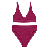 Burgundy Upstormed High-Waisted Bikini