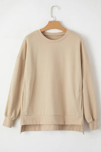 Round Neck Long Sleeve Sweatshirt