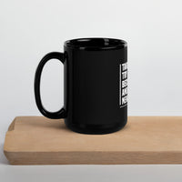 Take Risks Try New Things Upstormed Black Glossy Mug