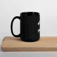 Neglected but Undefeated Upstormed Black Glossy Mug