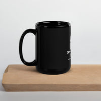 Faith Is Why I'm Here Upstormed Black Glossy Mug