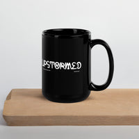 Upstormed Black Glossy Mug