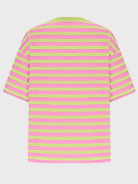 Striped Round Neck Half Sleeve T-Shirt