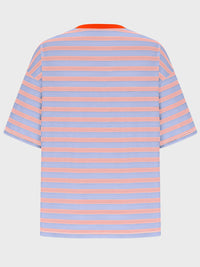 Striped Round Neck Half Sleeve T-Shirt