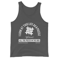 I Look At This Life As A Puzzle Upstormed Tank Top