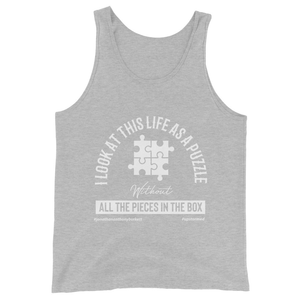 I Look At This Life As A Puzzle Upstormed Tank Top