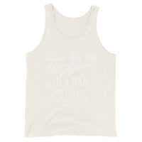 Look For The Heart In A Man Upstormed Tank Top