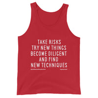 Take Risks Try New Things Upstormed Tank Top