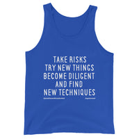 Take Risks Try New Things Upstormed Tank Top