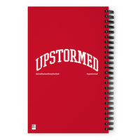 Upstormed Red Spiral Notebook