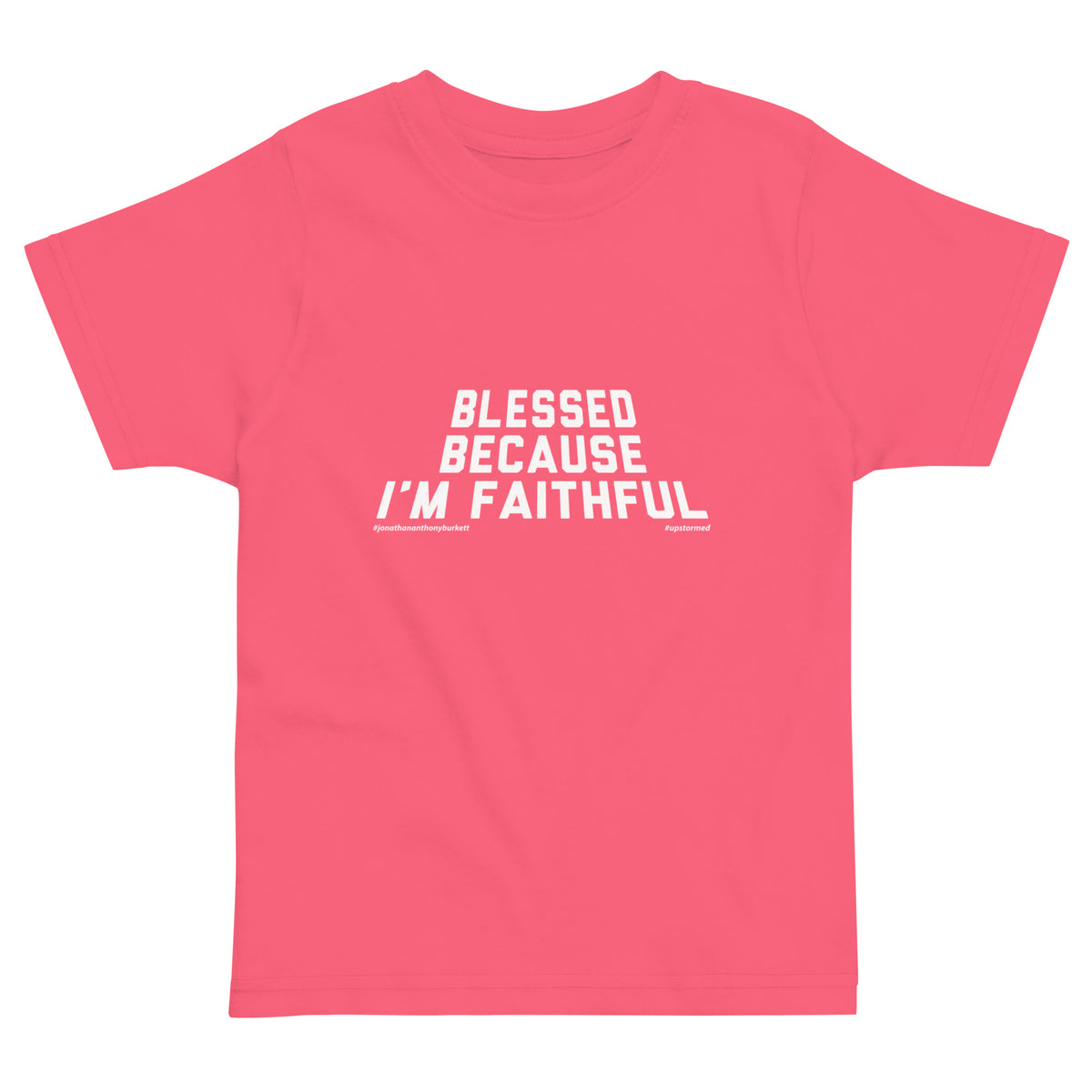 Blessed Because I'm Faithful Upstormed Kids T-Shirt