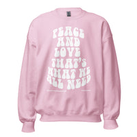 Peace And Love Upstormed Sweatshirt