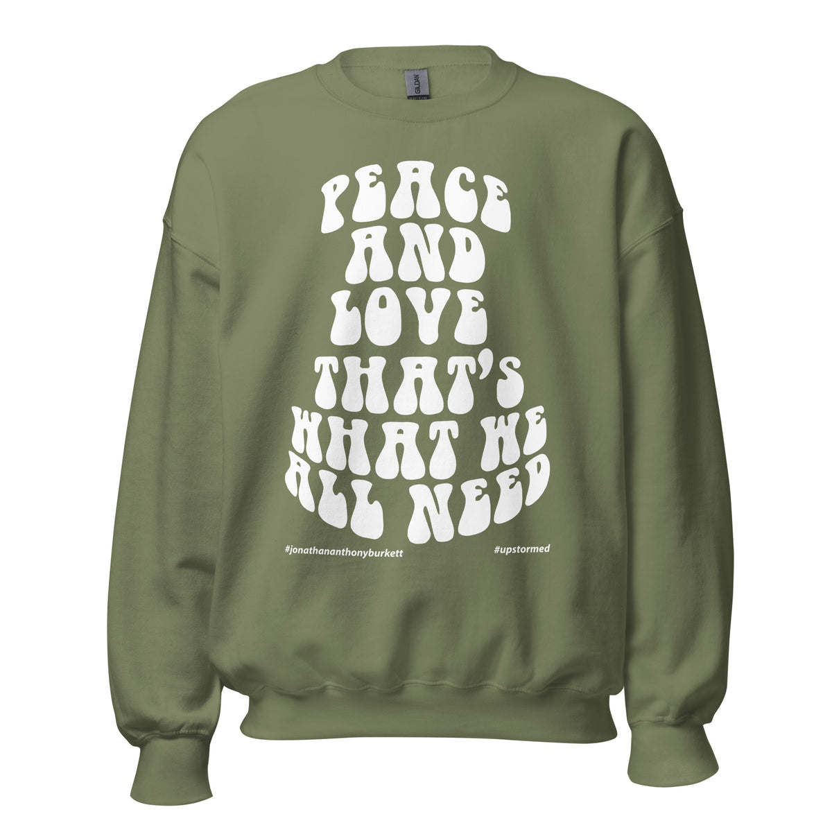 Peace And Love Upstormed Sweatshirt