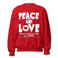 Peace And Love Upstormed Sweatshirt