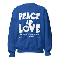 Peace And Love Upstormed Sweatshirt