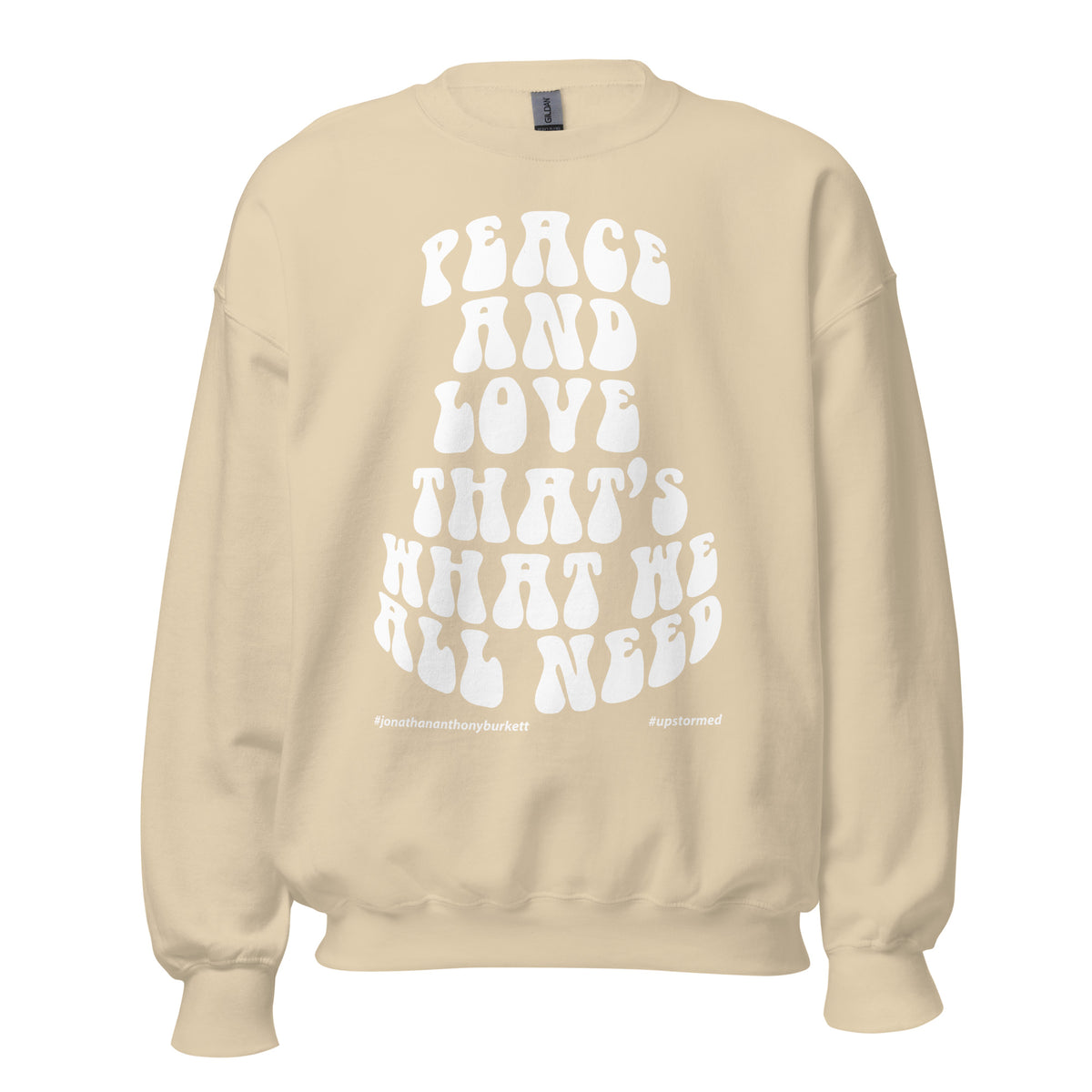 Peace And Love Upstormed Sweatshirt