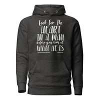 Look For The Heart In A Man Upstormed Hoodie