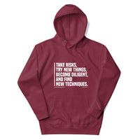 Take Risks Try New Things Upstormed Hoodie