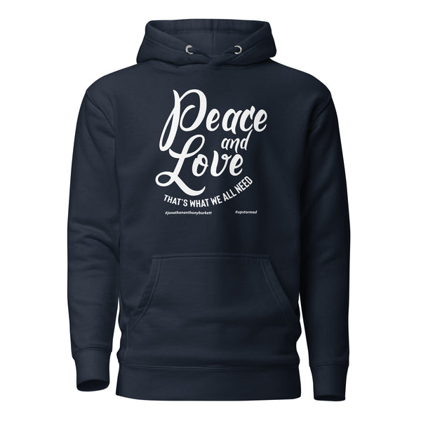 Peace And Love Upstormed Hoodie