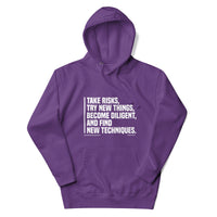 Take Risks Try New Things Upstormed Hoodie