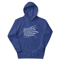 Stop Worrying About Being That Perfect Person Upstormed Hoodie