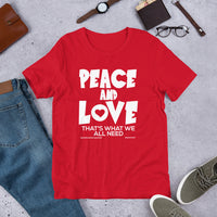 Peace And Love Upstormed T-Shirt