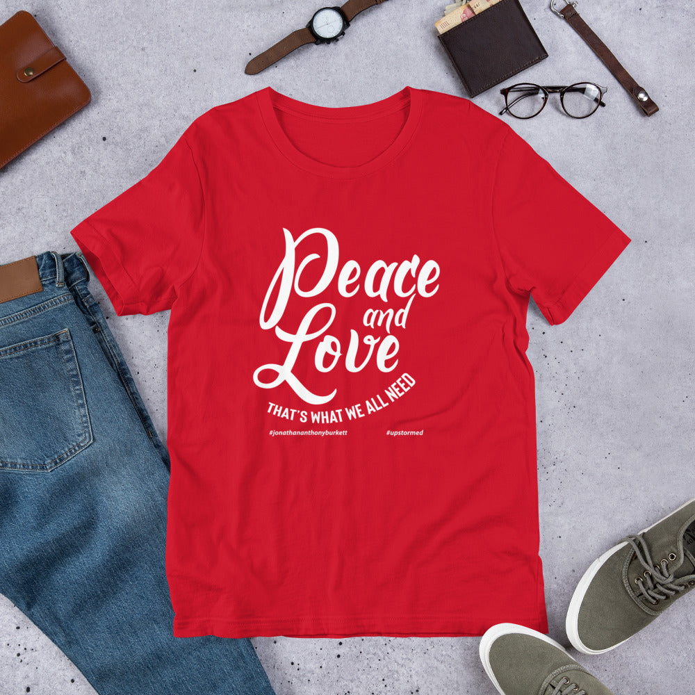 Peace And Love Upstormed T-Shirt