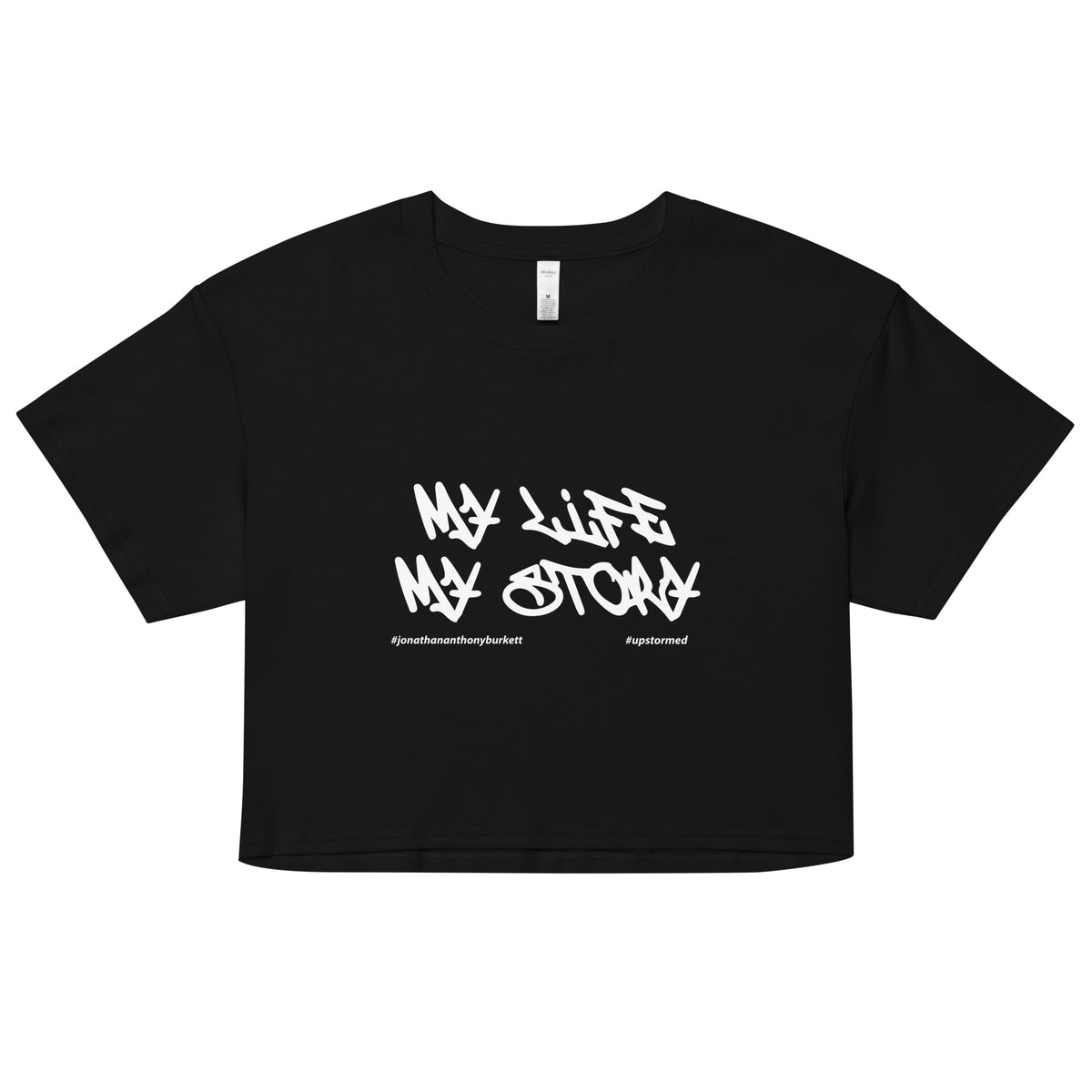 My Life, My Story Upstormed Women’s Crop Top