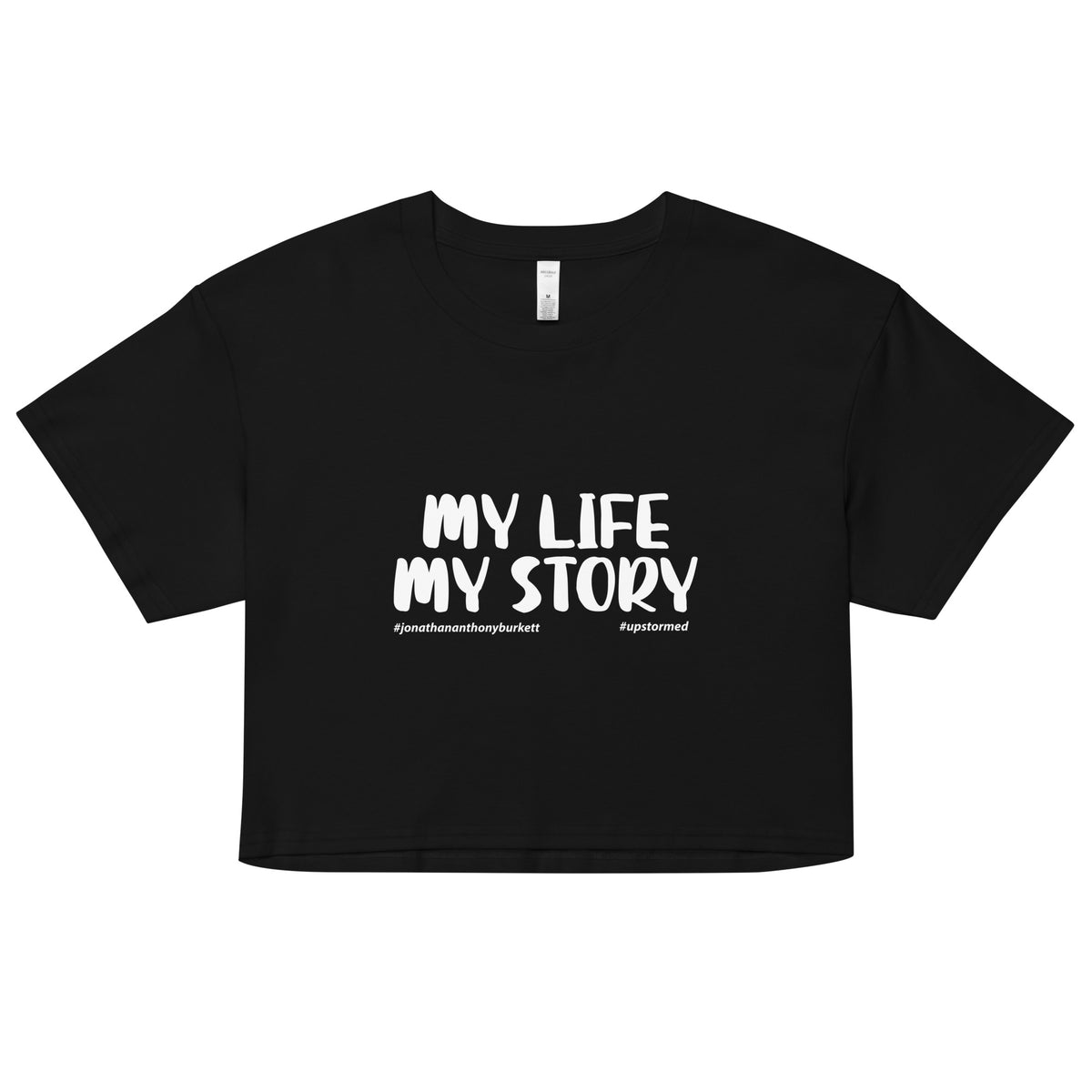 My Life, My Story Upstormed Women’s Crop Top