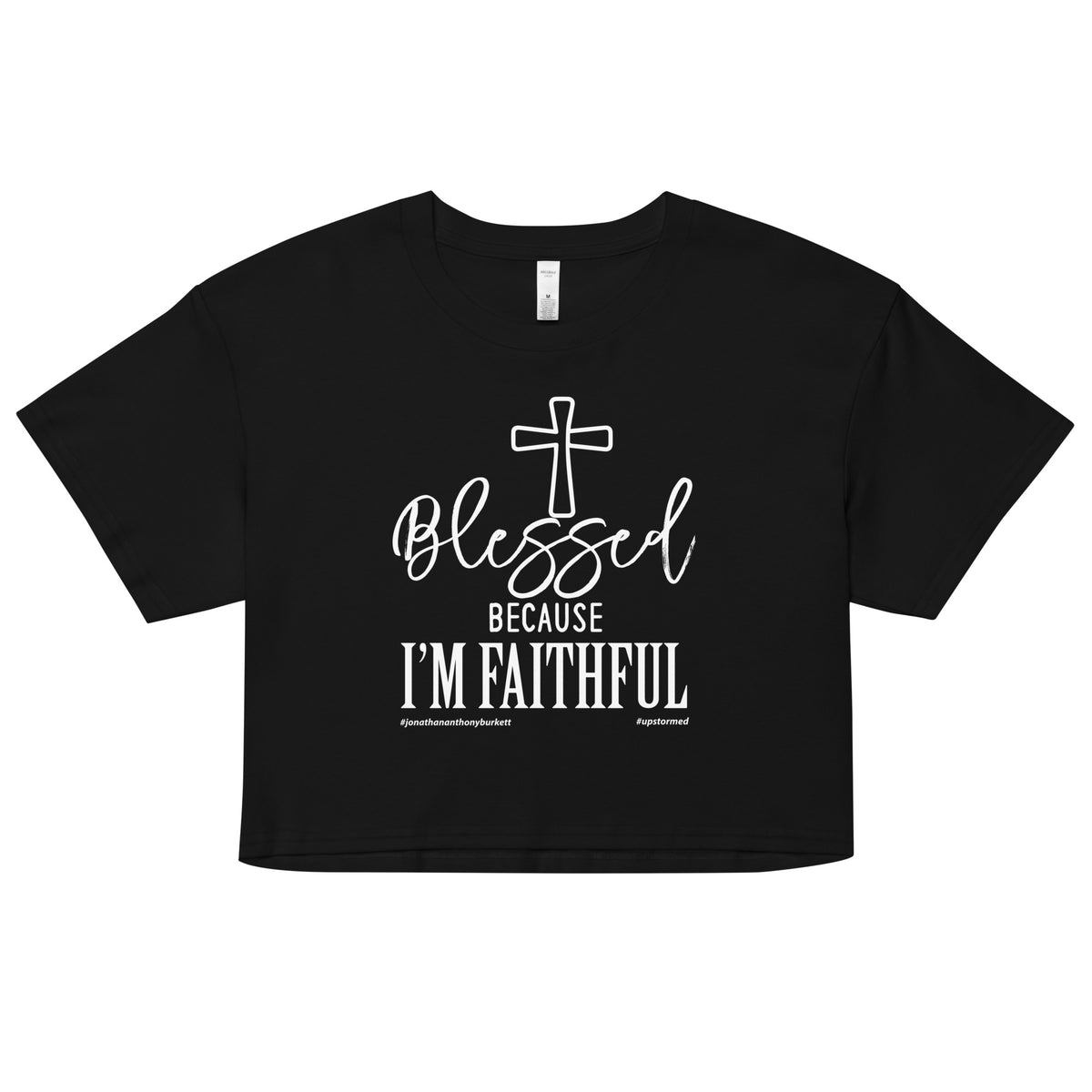 Blessed Upstormed Women’s Crop Top