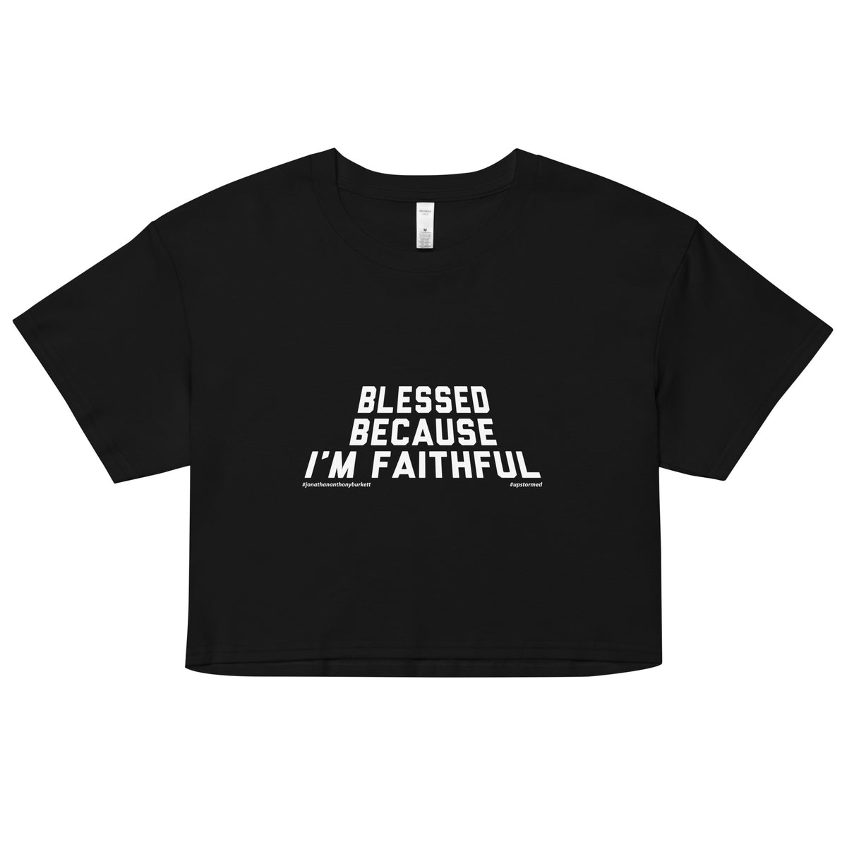 Blessed Upstormed Women’s Crop Top