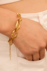 18K Gold-Plated Stainless Steel Bracelet