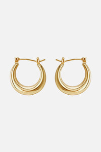 Round Hoop Earrings