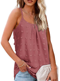 Swiss Dot Scoop Neck Cami