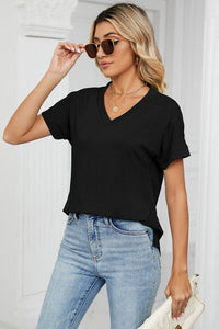 V-Neck Short Sleeve T-Shirt