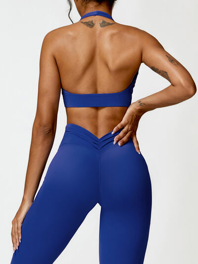 Halter Neck Active Bra