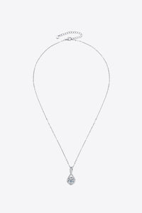 2 Carat Moissanite 925 Sterling Silver Necklace