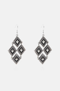 Stainless Steel Geometric Dangle Earrings