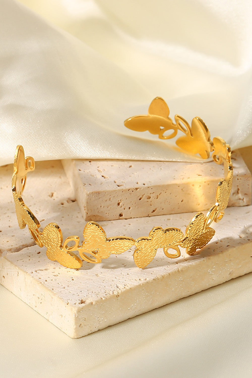 Butterfly-Shape Open Bracelet