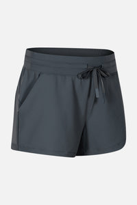 Waist Tie Active Shorts