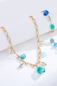 18K Gold Plated Multi-Charm Necklace