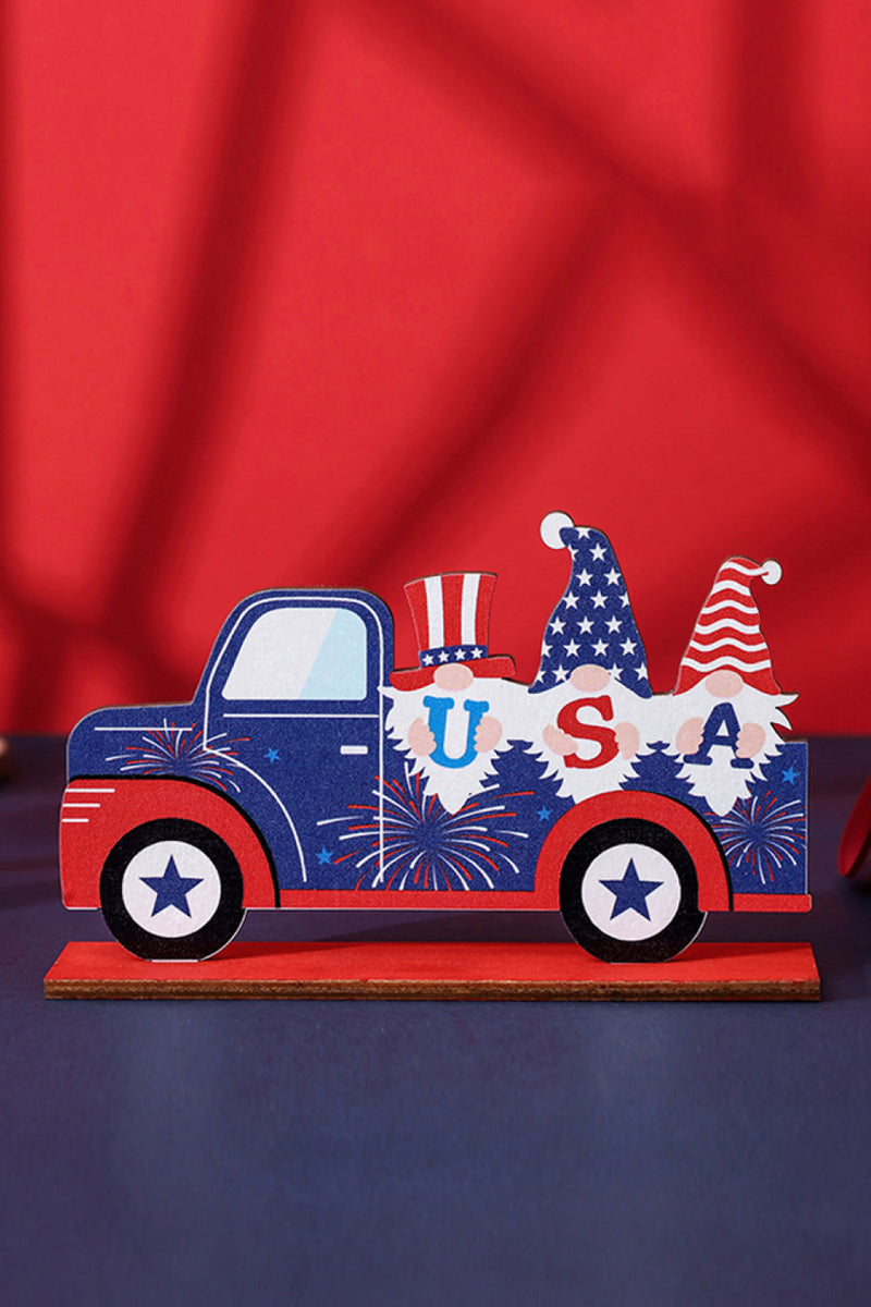 Independence Day Wood Decorative Ornament